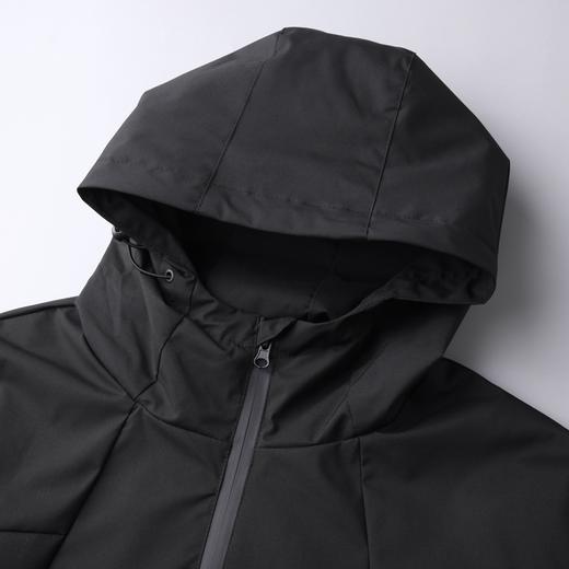 【新款DNY】大依优型大码男装连帽夹克加肥加大休闲夹克胖子宽松防风外套上衣 商品图2