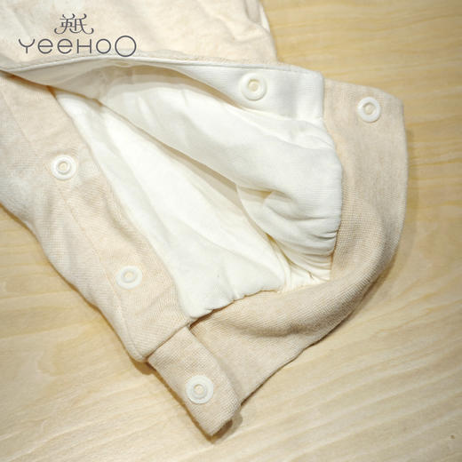 英氏-内衣类（秋）G3静有机夹棉襟蛤白沙米黄66CM 商品图1