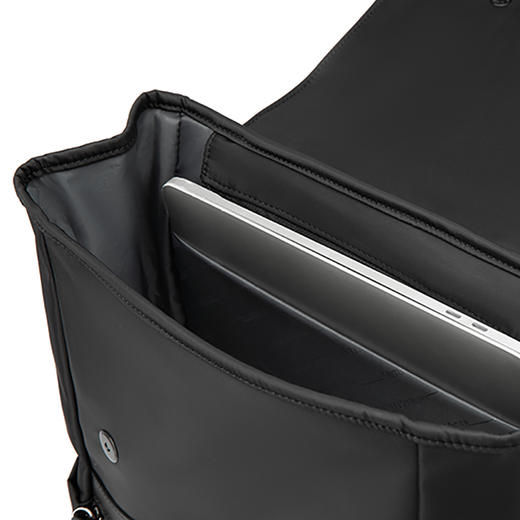 【自营】新秀丽（Samsonite）CHIRON系列双肩包抗菌背包翻盖设计商务旅行通勤包  NU4*09011 商品图14