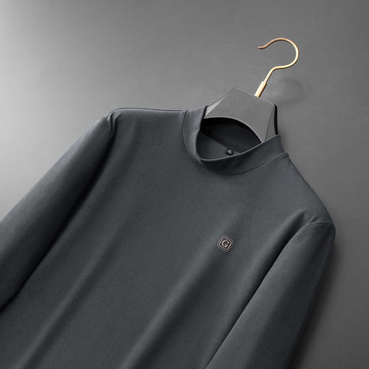 【新款DPF】大依优型大码长袖T恤打底衫休闲加肥加大上衣男士胖子大码t恤打底 商品图7