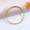 【限时克减150元】足金#碎碎冰 #【精品】空心固口手镯镜面金碎碎冰固口线镯（面宽约3.5-3.9mm，厚约1.5mm)(AISZ00633-2)（预售产品下单后不退款不退货不换货不补差价） 商品缩略图1