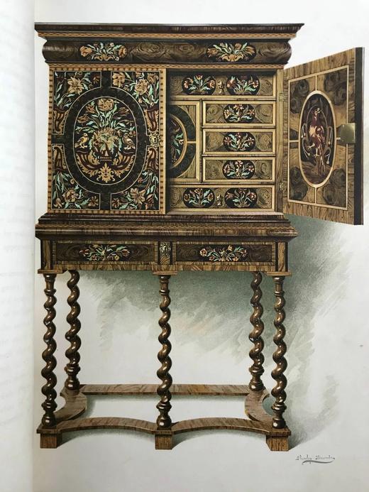 37*28.5cm巨套！1923年 麦克奎德《英国家具史》（全4卷） 约千幅插图 精装8开 商品图12