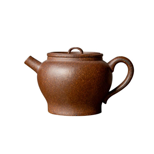 茶香记 老段泥还原烧平盖小壶 气韵饱满 拙味十足 功夫茶具 紫砂壶 商品图4