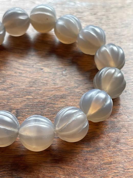 鱼瑙冻玛瑙瓜棱珠手链，顺丰包邮 商品图5