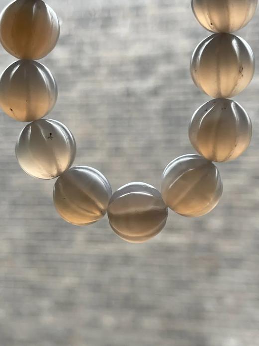 鱼瑙冻玛瑙瓜棱珠手链，顺丰包邮 商品图4