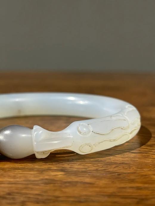 黑沁玛瑙巧雕双龙抢珠手镯，顺丰包邮 商品图9