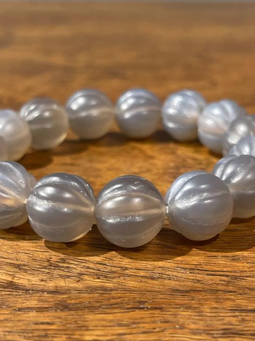 鱼瑙冻玛瑙瓜棱珠手链，顺丰包邮 商品图7