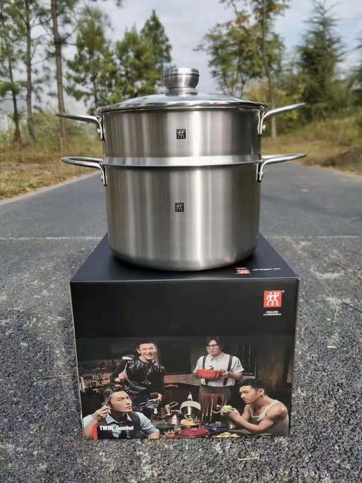 德国双立人304不锈钢三层钢亮光汤锅 优选进口10/18进口钢材 经久耐用 （官方售价3400左右） 商品图1