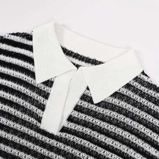 火桐hooton POLO领条纹套头衫CY24E12 商品图4