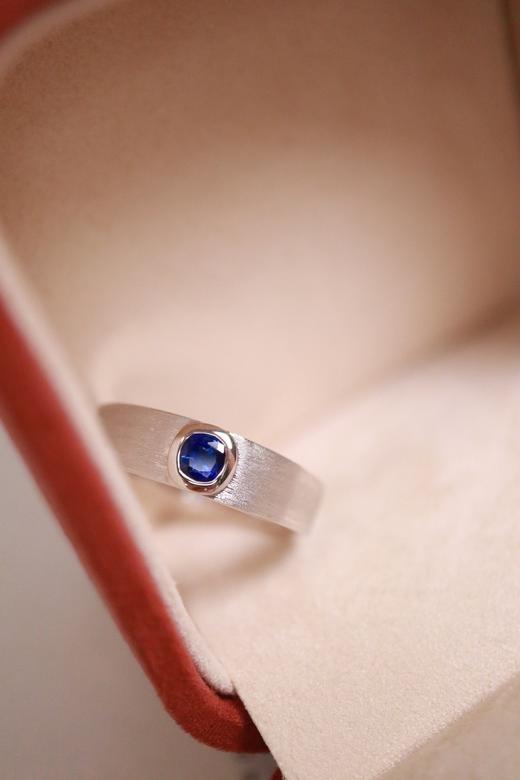 0.27ct 蓝宝石戒指 商品图7