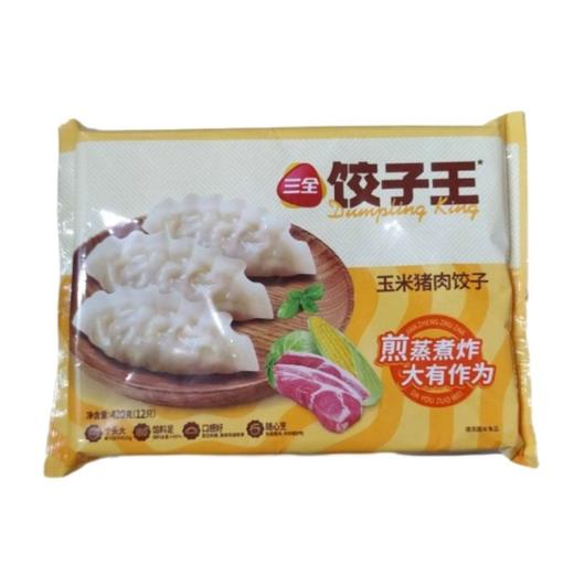 三全420g猪肉玉米饺子王 商品图0