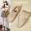 ZHR则则厚底老爹鞋女2024新款网面透气运动休闲鞋增高轻便小白鞋 商品缩略图1
