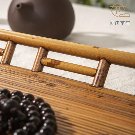 知君湘妃竹文盘 商品图2