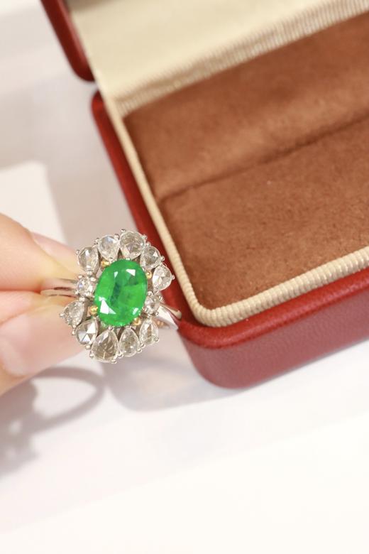 1.08ct 祖母绿戒指 商品图0
