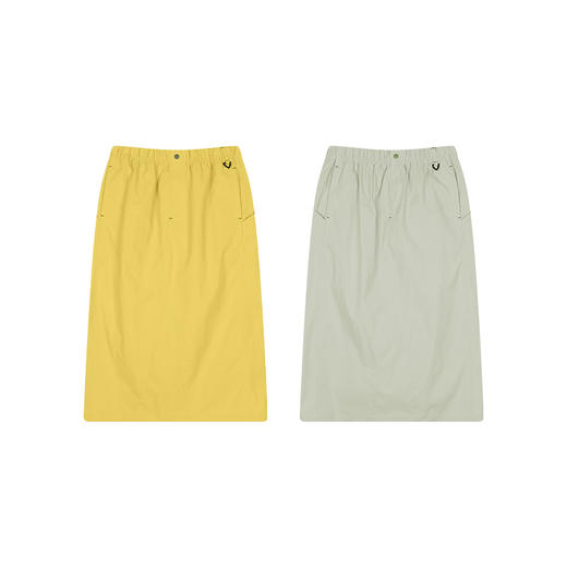 【出游季特惠】ACMEITEM爱棵米 户外防泼水半身裙大口袋弹力松紧休闲长裙子女士GAF3370329E 商品图4