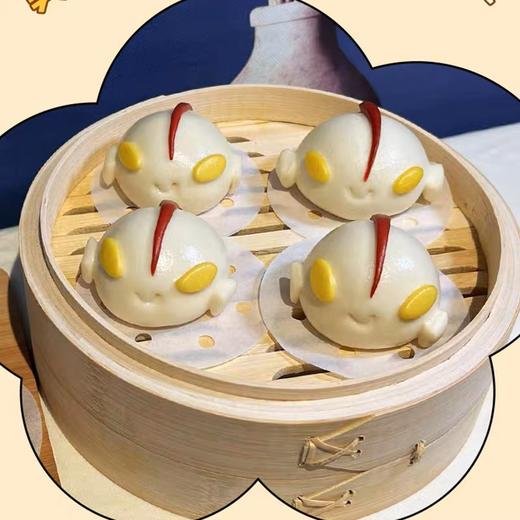 豆米包 芝士奶黄超人包340g6只装 商品图1