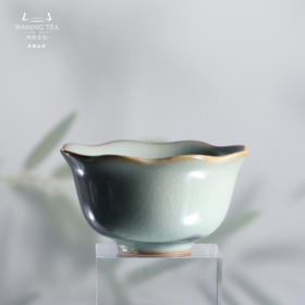 问鼎汝瓷鼎峰系列天青金龙渊杯（缺货）