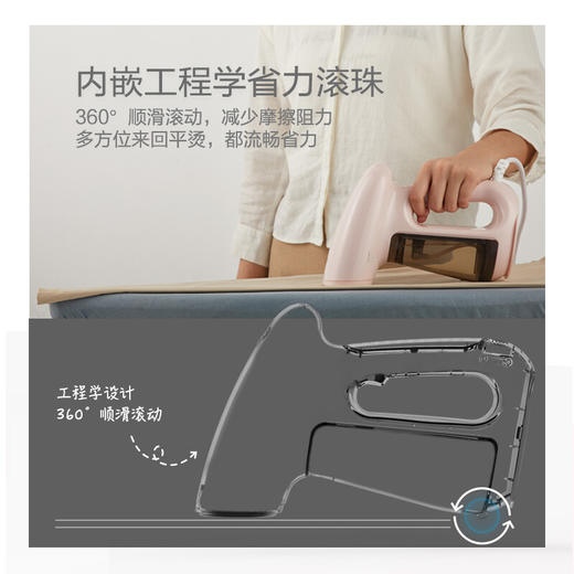 小熊（Bear）挂烫机手持熨斗家用蒸汽挂烫机烫衣机衣服熨斗便携小型蒸汽熨烫机电烫斗GTJ-A13C1 商品图7