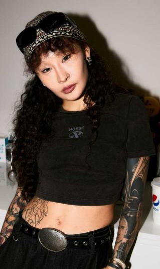 水洗做旧logo T恤 商品图2