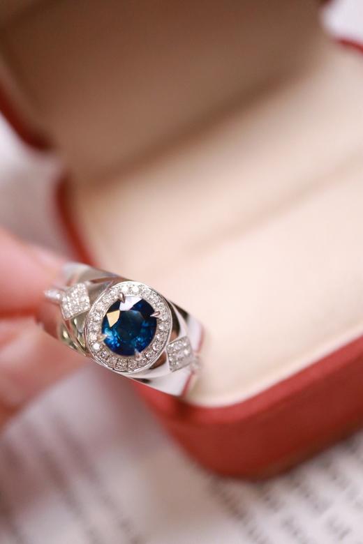 1.23ct 蓝宝石戒指 商品图4