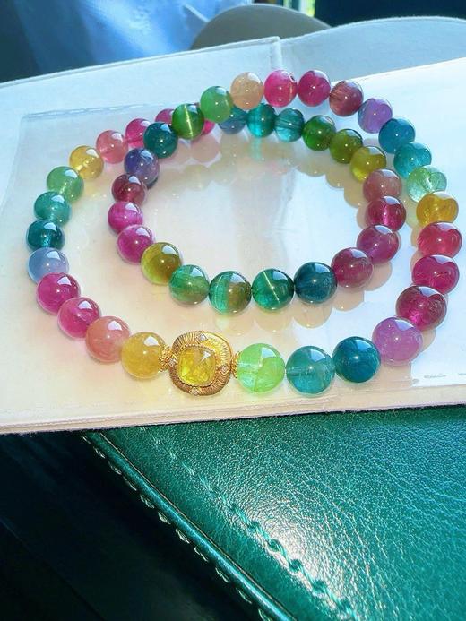 30.1g 7mm 碧玺手链 商品图3