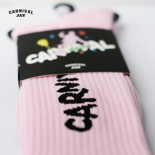 周杰伦嘉年华演唱会-粉海毛巾袜1双 商品图1