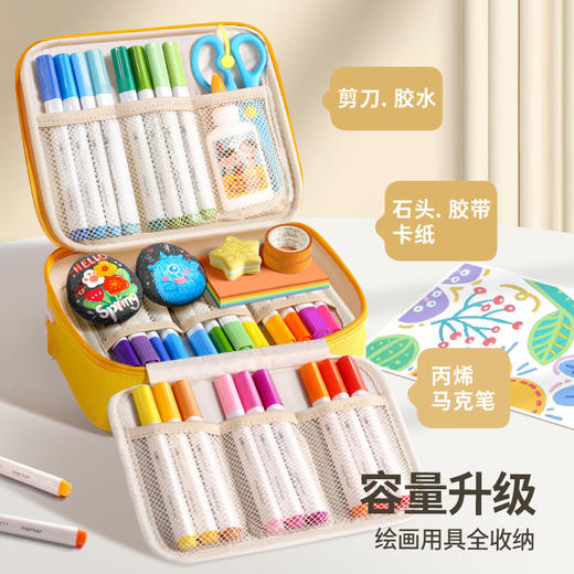 【丙烯马克笔】不透色可叠色 小学生专用美术画画 幼儿园儿童丙烯奇趣包 商品图3