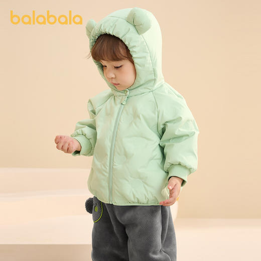 巴拉巴拉宝宝羽绒服男童童装婴儿秋冬女童外套轻薄舒适时尚萌趣潮 商品图2