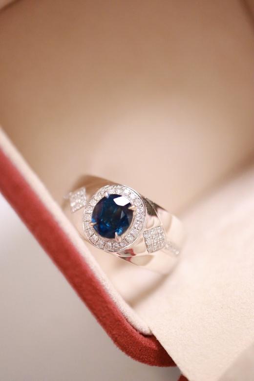 1.23ct 蓝宝石戒指 商品图7