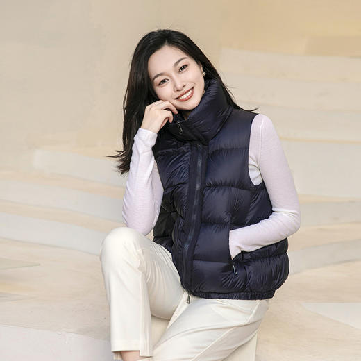 火桐hooton立领羽绒马甲 WT9091 商品图6