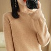 【短款打底衫！轻巧舒适】秋冬新款圆领毛衣女套头针织衫纯色长袖女装薄款内搭短款打底衫。ry 商品缩略图1