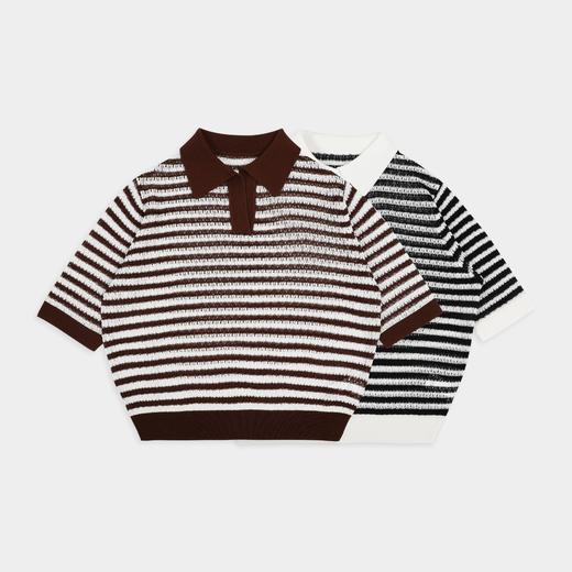火桐hooton POLO领条纹套头衫CY24E12 商品图0