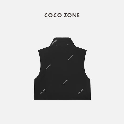 COCO ZONE休闲立领马甲口袋防水短款坎肩马夹 23C19097 商品图7