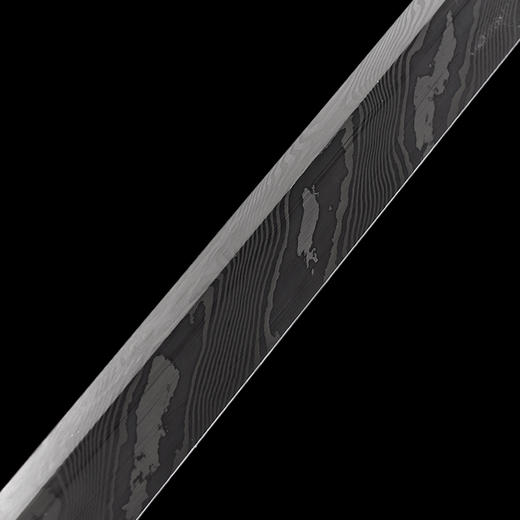 水龙唐横刀剑典藏款 传统宝剑  龙泉沈广隆宝剑 花纹钢 未开刃 商品图5