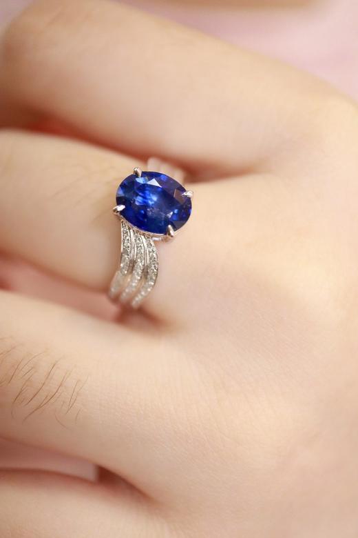 2.24ct 蓝宝石戒指 商品图7