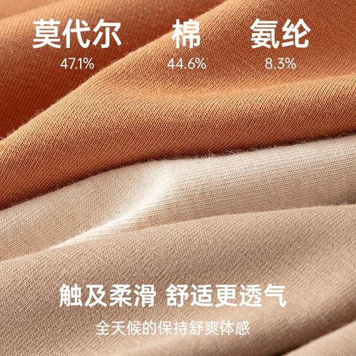 3部顶瓜瓜棉莫静奢彩棉女士高腰内裤3条装DNKWC-AQ33161-3 商品图4