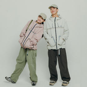 【十一破价福利】ACMEITEM爱棵米 情侣户外防泼水休闲外套连帽可调节夹克上衣男女GAF3210881E