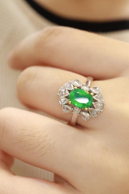1.08ct 祖母绿戒指 商品图8
