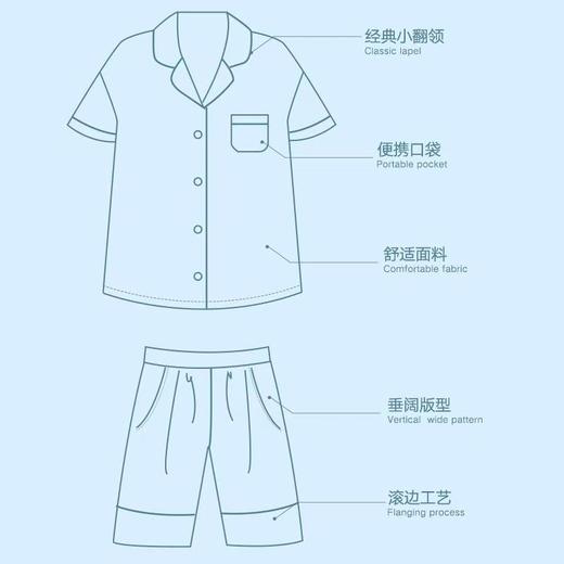 南极人男士睡衣套装 商品图9
