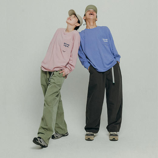 【品牌直发-降价福利】ACMEITEM爱棵米 户外情侣休闲运动长裤可调节宽松多色长裤子男女GAF3020854E 商品图1