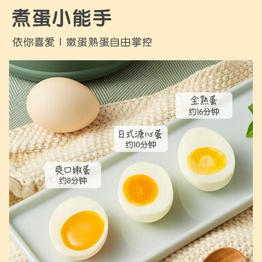 小熊（Bear）煮蛋器 单双层 pp材质上盖+蒸笼 自动跳断 透明上盖 防烫提手 多功能 ZDQ-B14E8 双层 商品图3