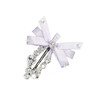 重工水晶钻饰紫色丝带蝴蝶结少女发夹刘海夹 商品缩略图0