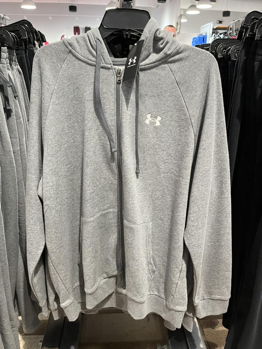 好折！Under Armour UA 安德玛男款单层拉链帽衫运动卫衣 商品图4