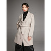 棉仓347666012-水波纹一手长羊毛大衣女含羊绒 23冬季直筒翻驳领双面呢外套 商品缩略图2