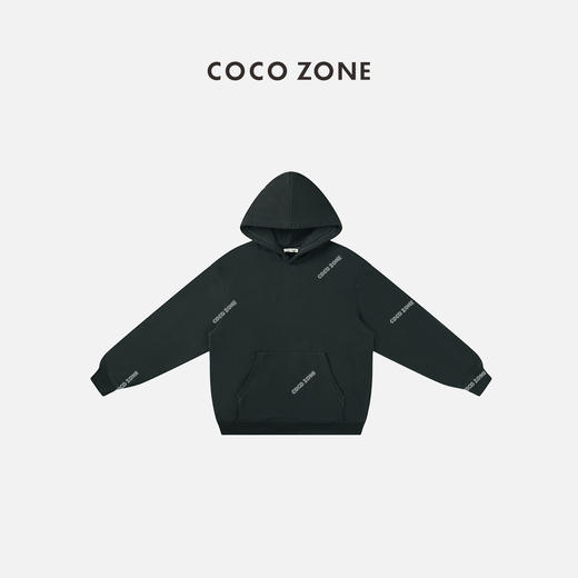COCO ZONE春秋季连帽卫衣螺纹下摆通勤风休闲上衣23C19809 商品图6