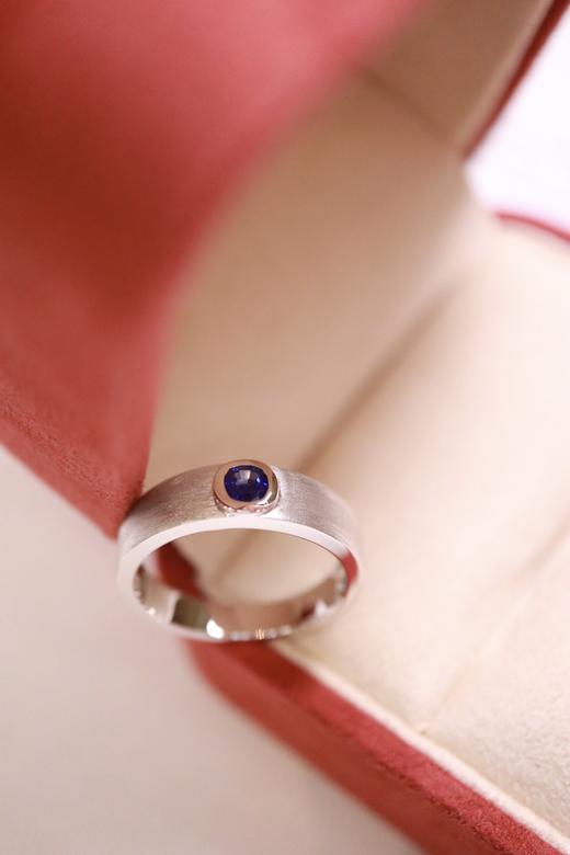 0.27ct 蓝宝石戒指 商品图3