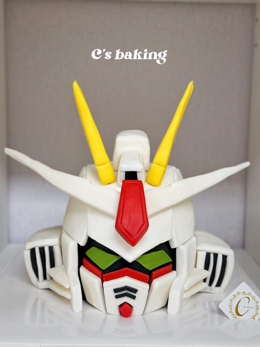 【此款需提前至少一周预定！】 #翻糖蛋糕 #机动战士高达 #高达seed 忌廉蛋糕【由于制作繁琐，此款只能下午后提取】（默认自提，收费配送请联系客服） 商品图0