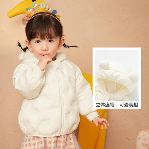 巴拉巴拉宝宝羽绒服男童童装婴儿秋冬女童外套轻薄舒适时尚萌趣潮 商品图3