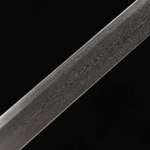 盛世唐横刀剑传统宝剑 汉唐宝剑 龙泉沈广隆宝剑 花纹钢 未开刃 商品图5