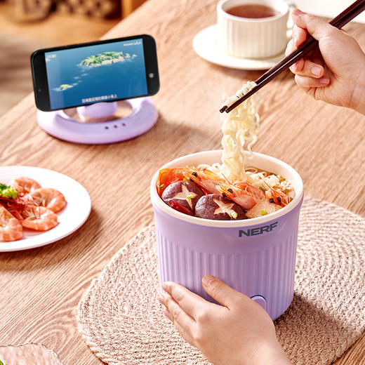 【NERF】 电煮锅泡面桶HQL-PMG01 紫色 商品图3